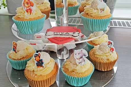 Raffaello Cupcakes mit Brunch Buttrig-Leicht