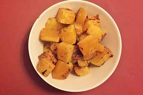 Ofenkürbis mit Paprika und Zimt