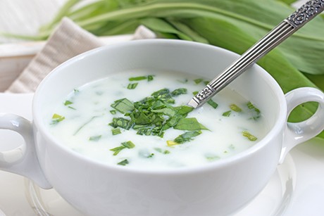 Lauch-Bärlauchsuppe