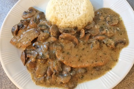 Champignon-Schnitzel