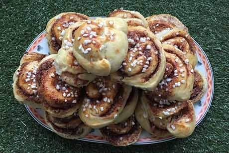 Schoko-Mandel-Germschnecken mit Brunch buttrig-frisch