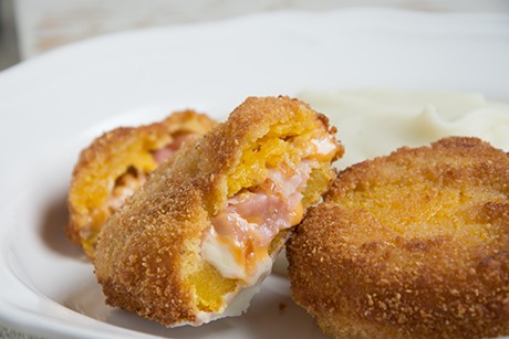 Kürbis Cordon Bleu