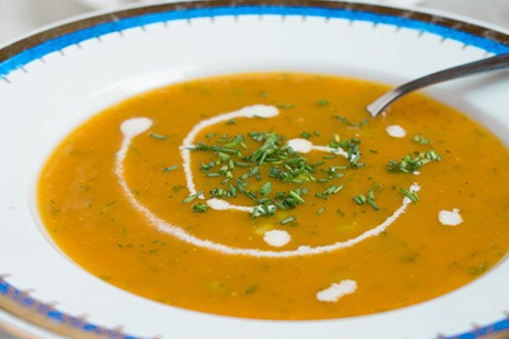 Karotten-Lauch-Suppe