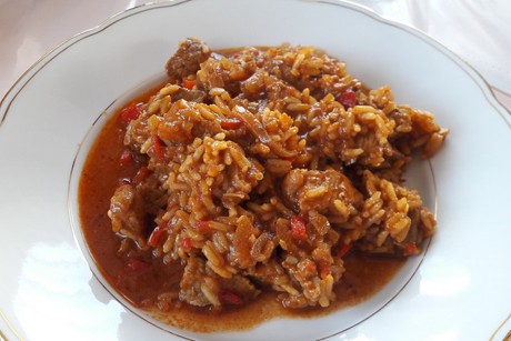 Pikantes Reisfleisch