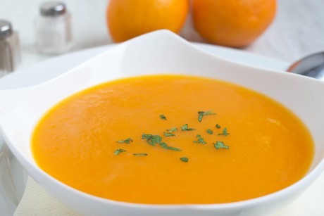 Fettarme Hokkaido-Suppe