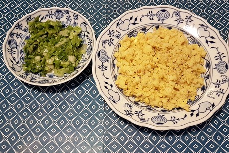 Geröstete Spätzle mit Ei