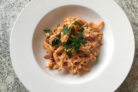 One Pot Pasta mit Thunfisch