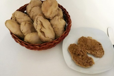 Roggenfladen mit Natron