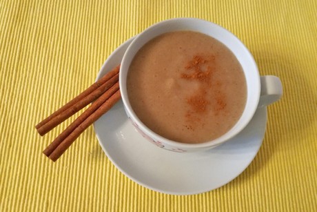 Hafermilch-Vanille-Zimt-Sauce