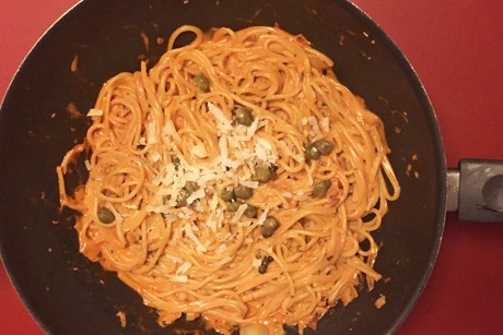 Spaghetti mit Vodkasauce