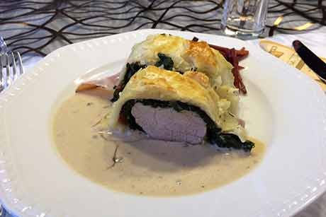 Filet Wellington mit Spinat