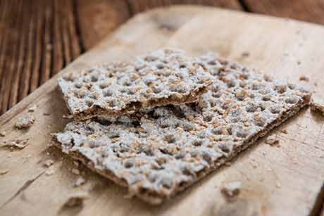 Knäckebrot mit Dinkelvollkornmehl