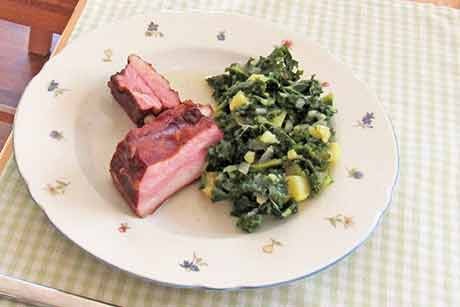 Grünkohl mit Selchripperl
