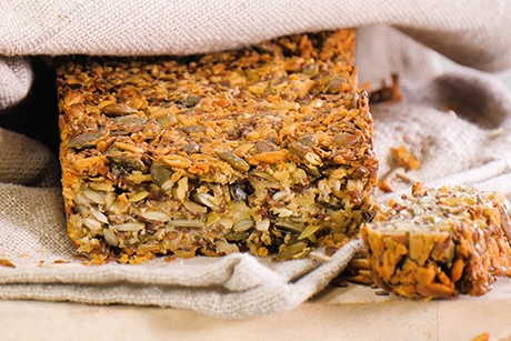 Vollkornbrot ohne Mehl