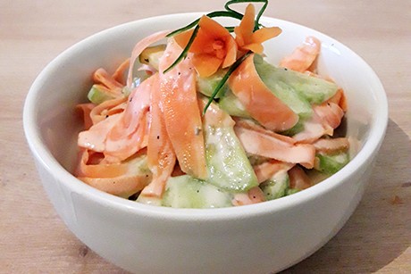 Gurken-Karottensalat
