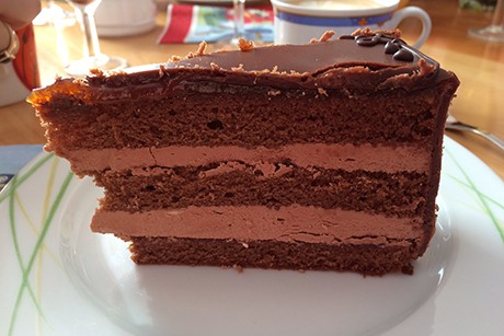 Schokoladetorte mit Schokoladecreme