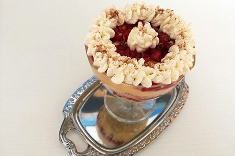 Kürbis-Granatapfel-Tiramisu