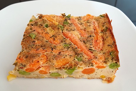 Gemüse-Kichererbsenauflauf