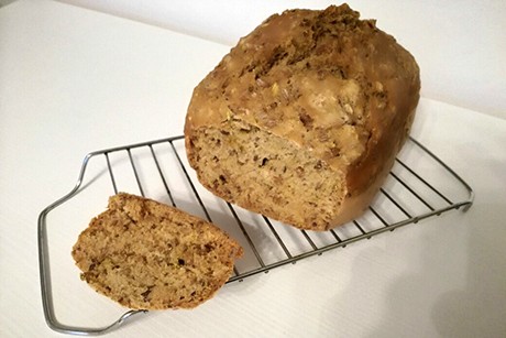 Dinkel-Vollkornbrot mit Natron in der Kastenform