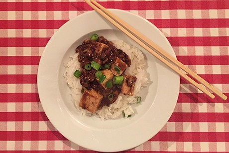 Vegetarischer Mapo Tofu