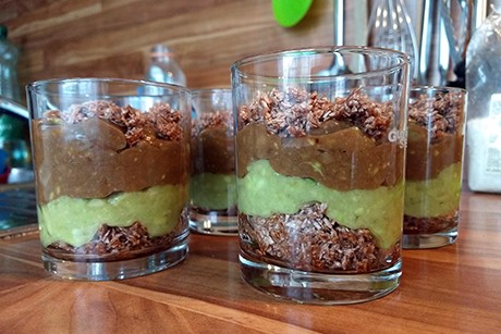Avocado-Schoko-Bananen Mousse