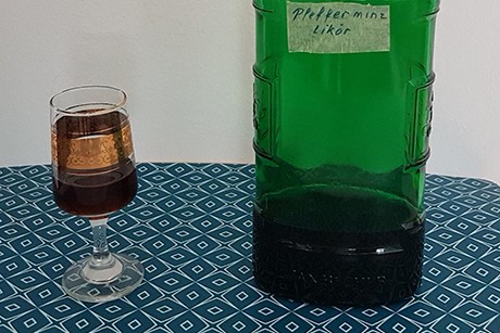 Pfefferminzlikör