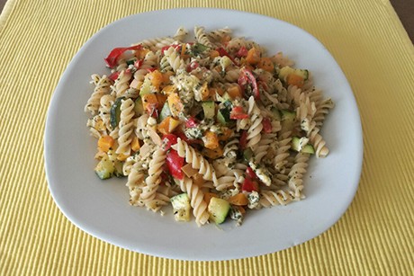 Pikante Nudelpfanne