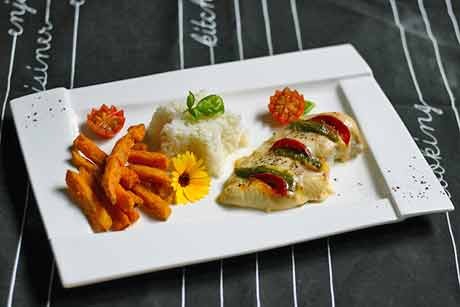 Caprese Huhn
