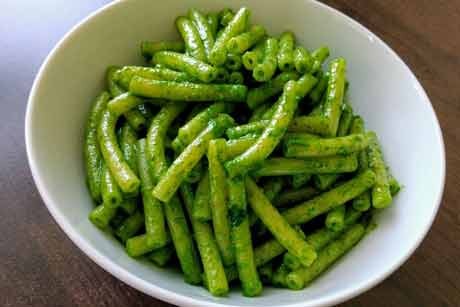Tortiglioni mit Bärlauchpesto