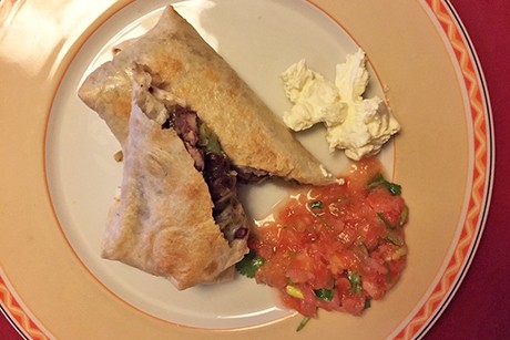 Bohnen-Brokkoli-Burritos