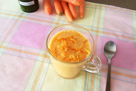 Karotten-Smoothie zum Löffeln