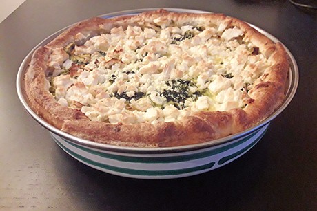 Schnelle Spinat-Feta-Quiche