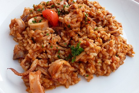 Calamari-Risotto