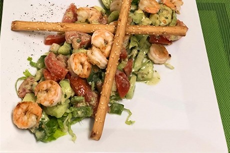 Garnelen Salat