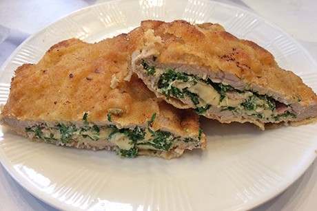 Cordon-bleu mit Bärlauch
