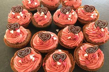 Rosa Cupcakes