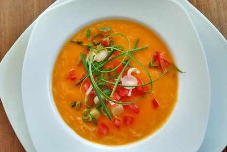 Karotten-Tomatensuppe