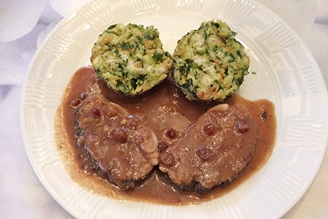 Wildschweinbraten