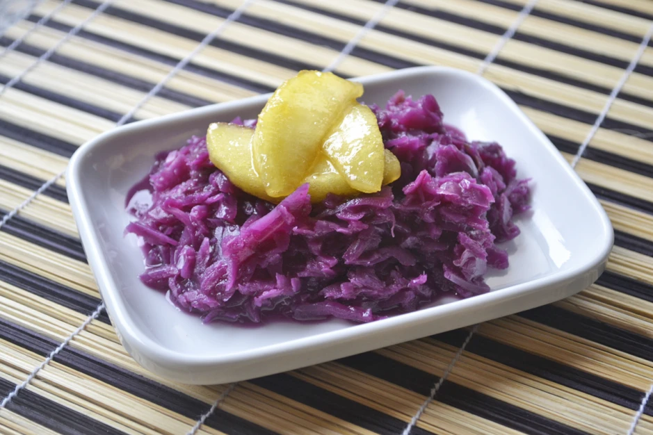 Rotkraut mit Quitten