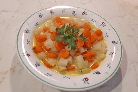 Kohlrabi-Karotten-Gemüse