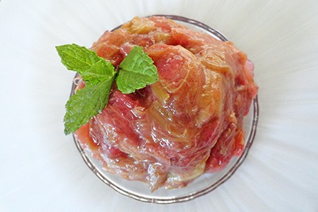 Rhabarbergrütze
