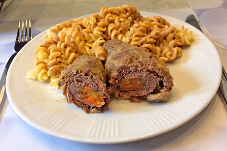 Pikante Rindsrouladen