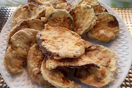 Gebackene Melanzani