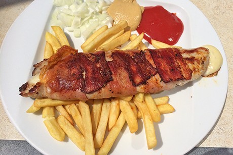 Gegrillt-pikantes Schnitzel