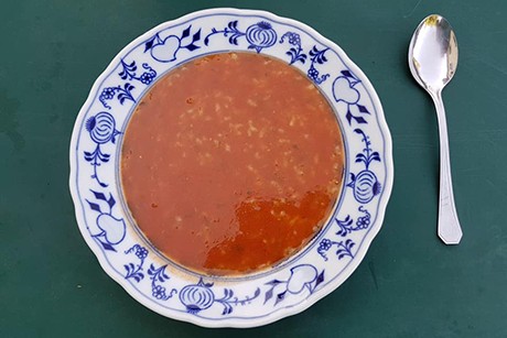 Tomatensuppe mit Reis