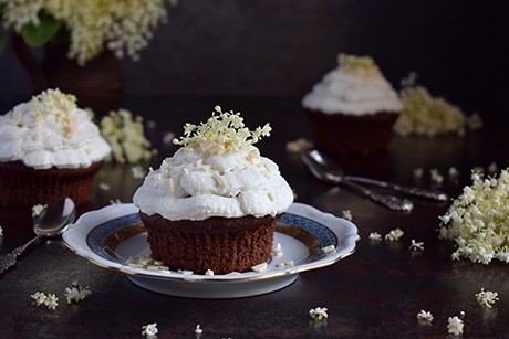 Holunderblütencupcakes