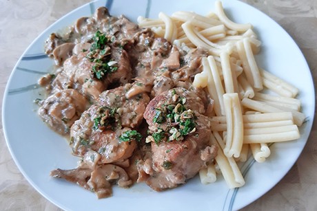 Schweinemedaillons in Pilz-Trüffelsauce