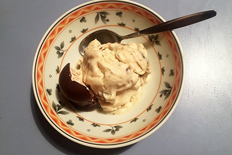 Bananen-Schwedenbomben-Eis