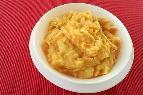 Kartoffelpüree mit Karotten