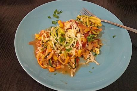 Eierschwammerl-Tomaten-Zoodles